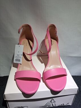 Pink Ankle-Strap Women’s Sandals